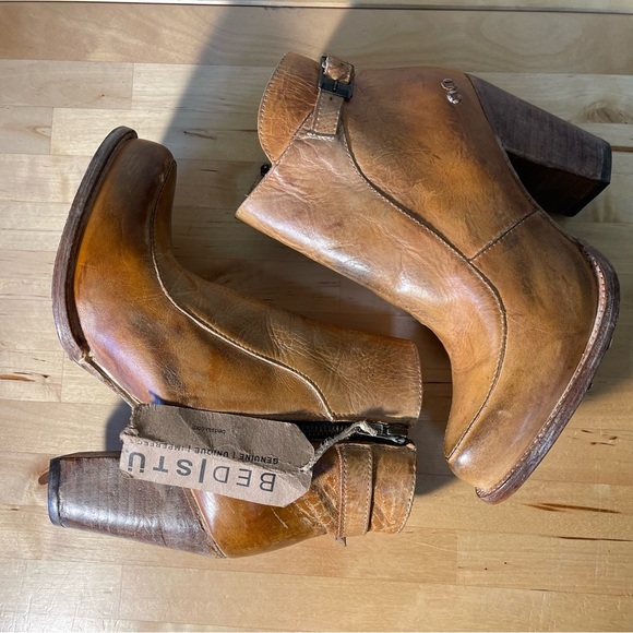 Bed Stu Isla Distressed Leather Booties - Picture 6 of 15